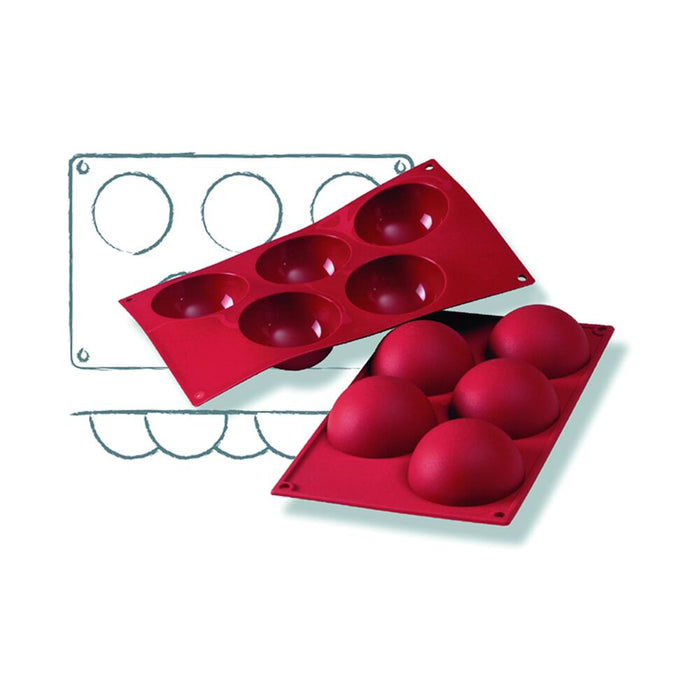 SCHNEIDER SILICONE BAKING MOLDS HALF SPHERES