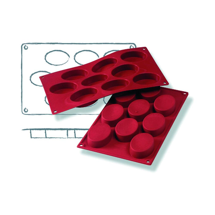 SCHNEIDER SILICONE BAKING PANS OVAL