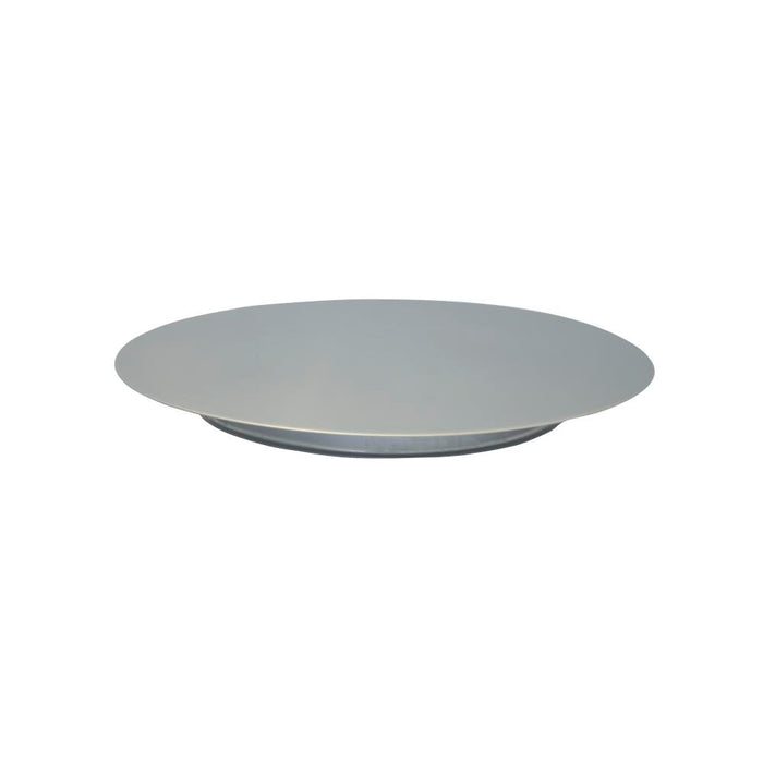 SCHNEIDER CAKE PLATE - ROUND - STAINLESS STEEL