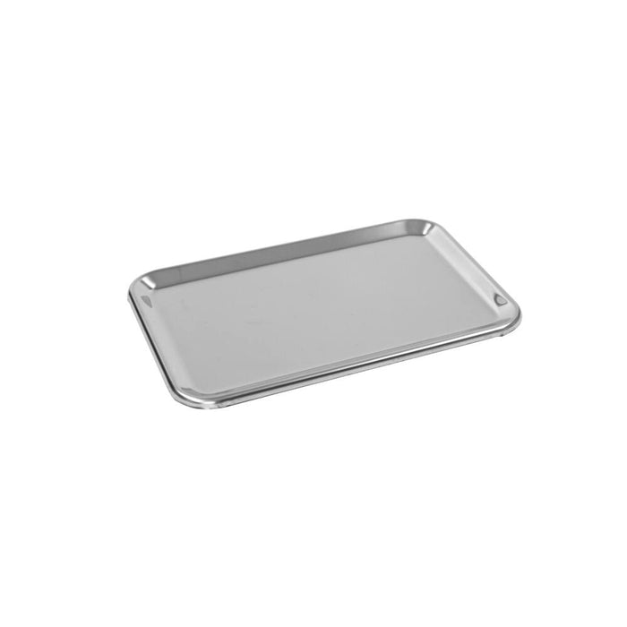 SCHNEIDER DISPLAY TRAYS / SERVING TRAYS - RECTANGULAR - STAINLESS STEEL POLISHED - BEADED