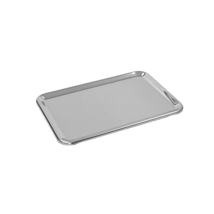 SCHNEIDER DISPLAY TRAYS / SERVING TRAYS - RECTANGULAR - STAINLESS STEEL POLISHED - BEADED