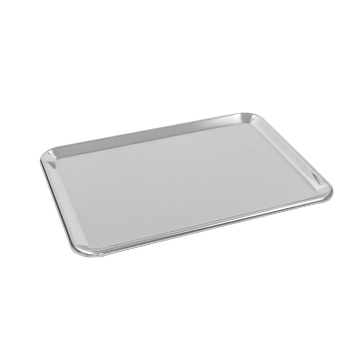 SCHNEIDER DISPLAY TRAYS / SERVING TRAYS - RECTANGULAR - STAINLESS STEEL POLISHED - BEADED