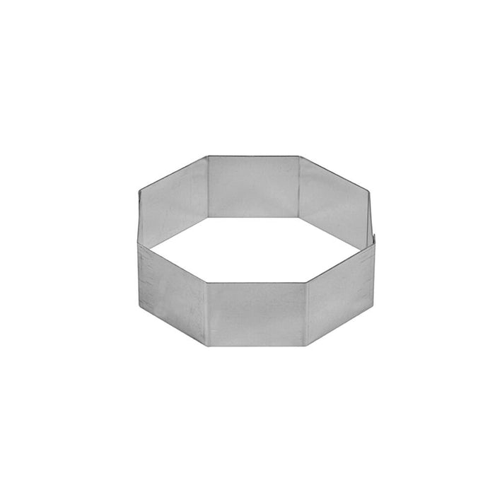 SCHNEIDER DESSERT / CAKE RING OCTAGON - STAINLESS STEEL