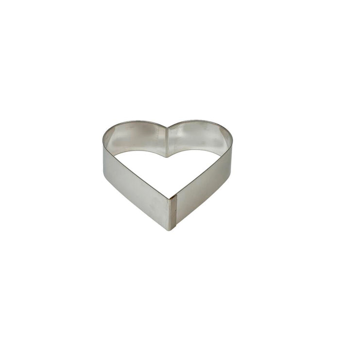 CUTTER CAKE RINGS HEART - ALUMINUM