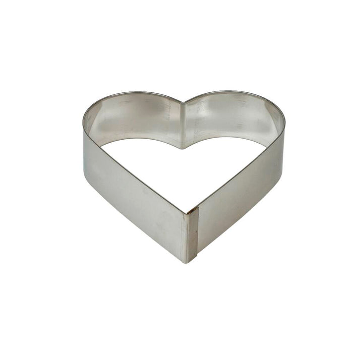 CUTTER CAKE RINGS HEART - ALUMINUM