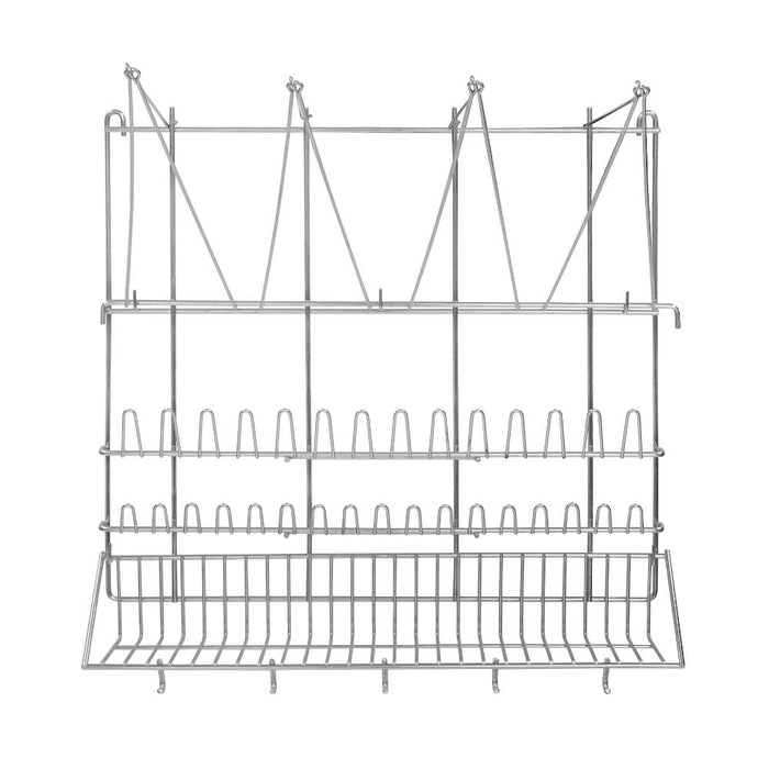 SCHNEIDER PIPING BAG WALL HANGER, STAINLESS STEEL