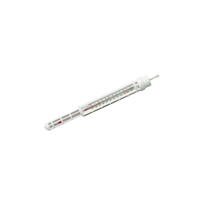 SCHNEIDER THERMOMETER, PLASTIC HOUSING WHITE, MILK