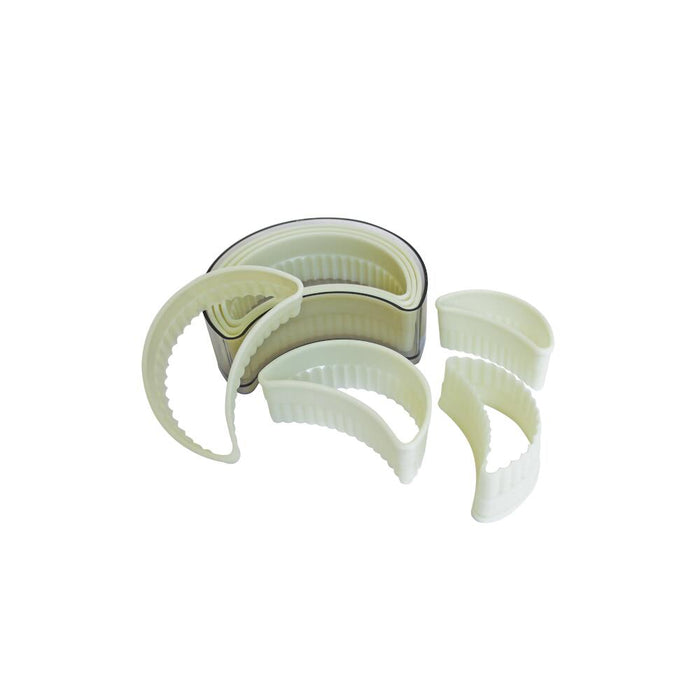 SCHNEIDER COOKIE CUTTER SET 7 PIECE, NYLON, CRESCENT, SERRATED