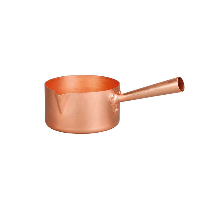 SCHNEIDER SUGAR POT COPPER WITH COPPER HANDLE