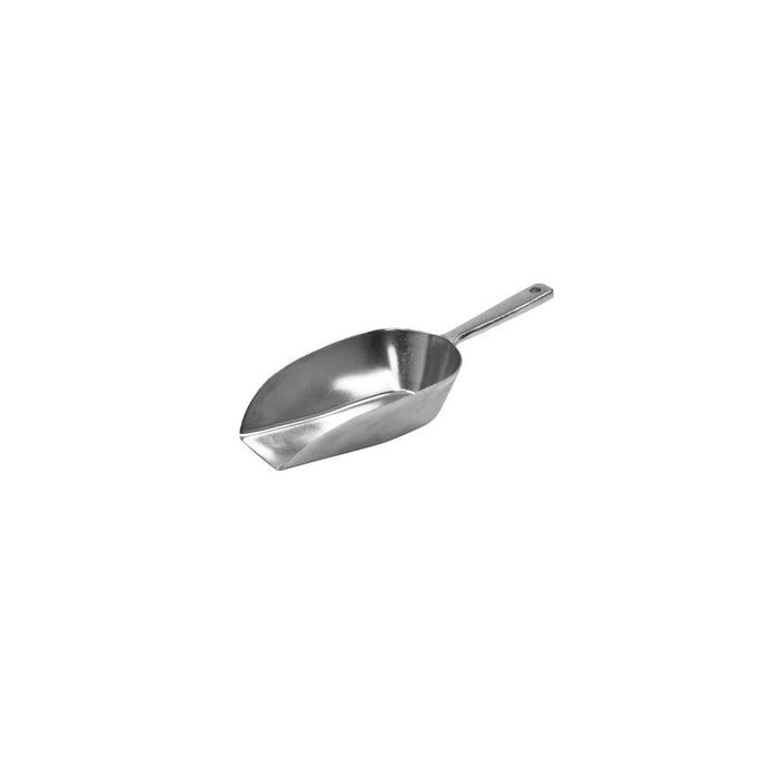 SCHNEIDER FLOUR AND SPICE SCOOPS, FREESTANDING, POLISHED ALUMINUM