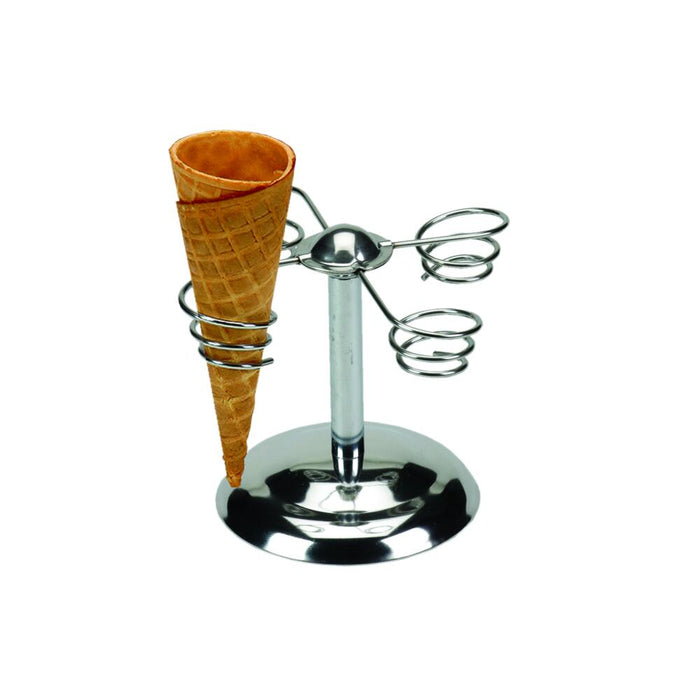 SCHNEIDER ICE CREAM CONE HOLDER - STAINLESS STEEL FOR 4 CROISSANTS