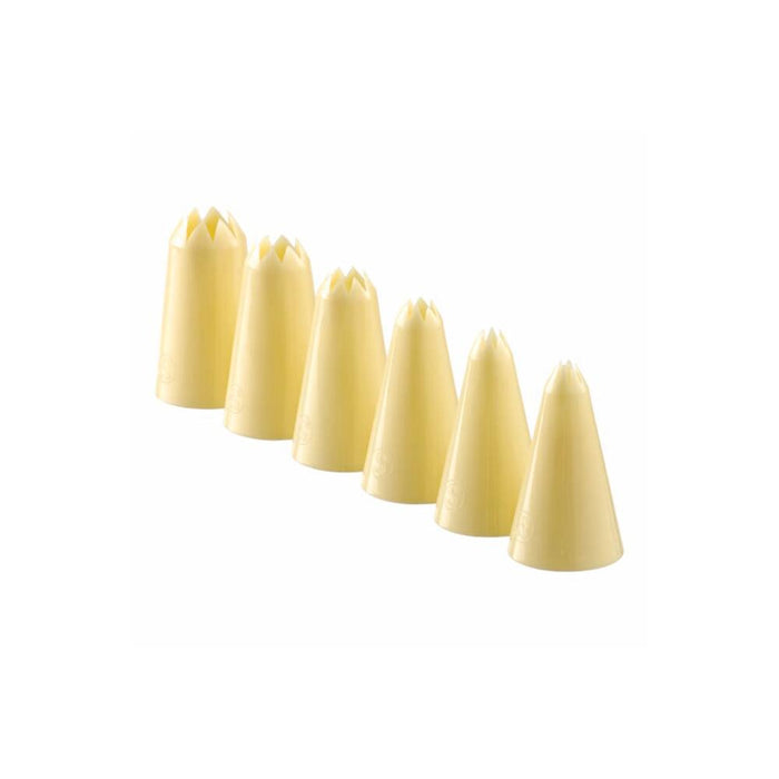 SCHNEIDER STAR NOZZLE SET, 6 PIECES, PLASTIC - PP