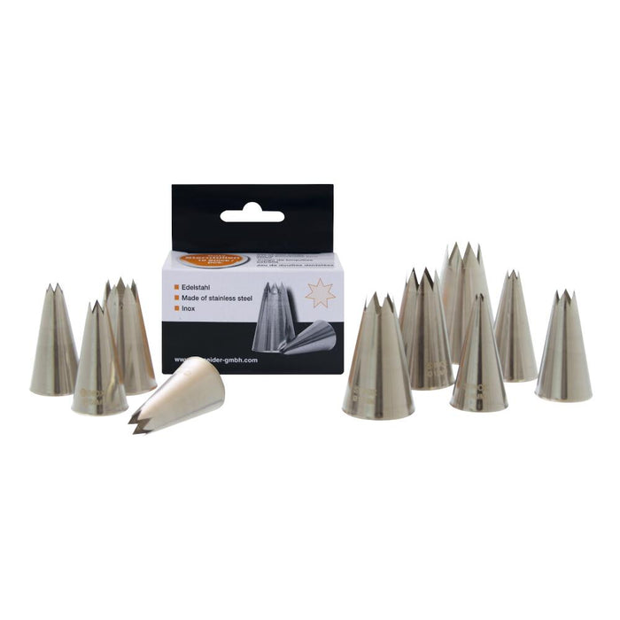 SCHNEIDER STAR NOZZLE SET - STAINLESS STEEL, ONE PIECE