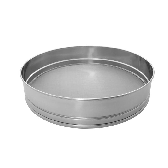 SCHNEIDER ROUND SIEVE / FLOUR AND SUGAR SIEVE - STAINLESS STEEL RING AND MESH 0.45 MM