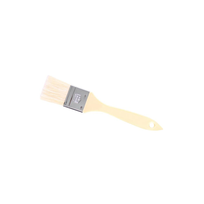 SCHNEIDER BRUSH, PLASTIC HANDLE, WHITE-BLEACHED BRISTLES