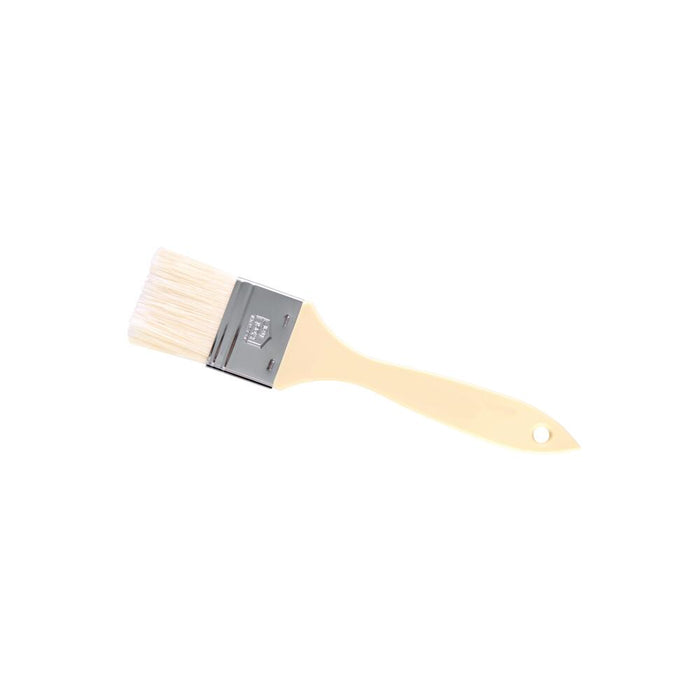 SCHNEIDER BRUSH, PLASTIC HANDLE, WHITE-BLEACHED BRISTLES