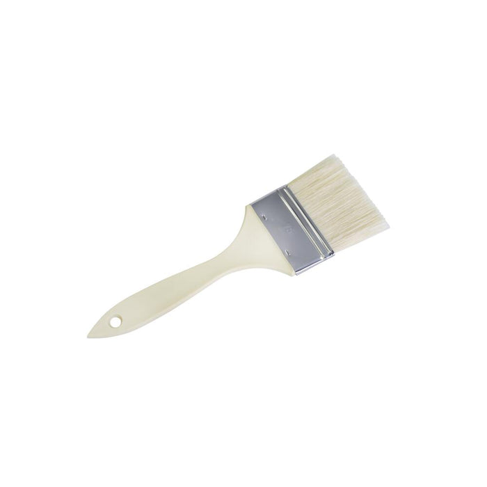 SCHNEIDER BRUSH, PLASTIC HANDLE, WHITE-BLEACHED BRISTLES