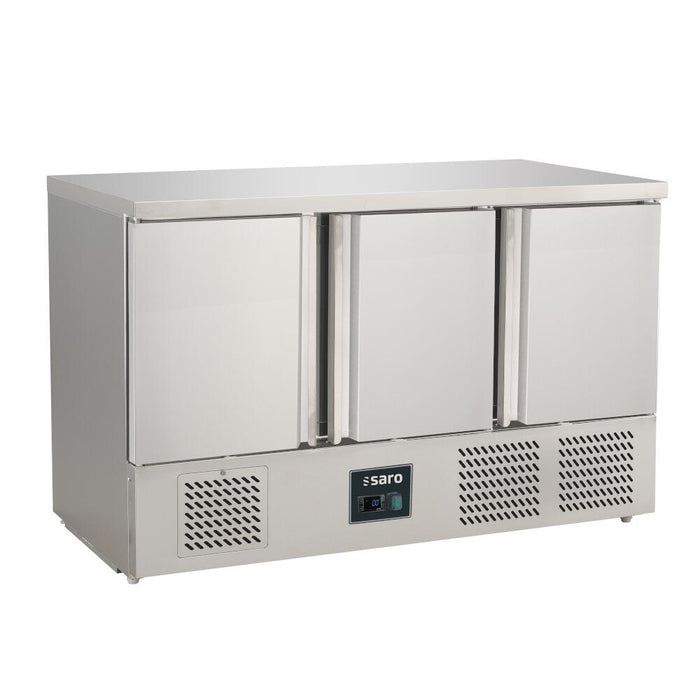 SARO refrigerated counter, 3 doors, model S 903 S/S TOP PRO