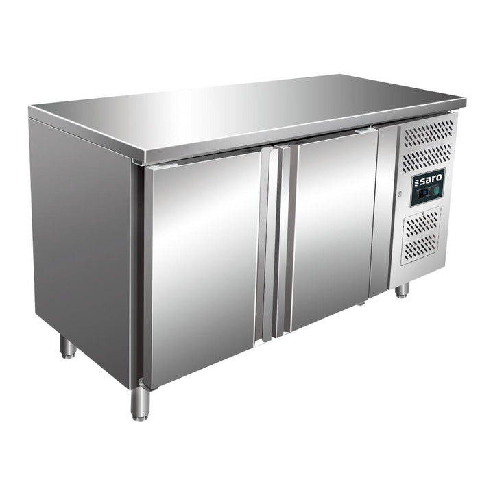 SARO refrigerated table with 2 doors, model SNACK 2100 TN