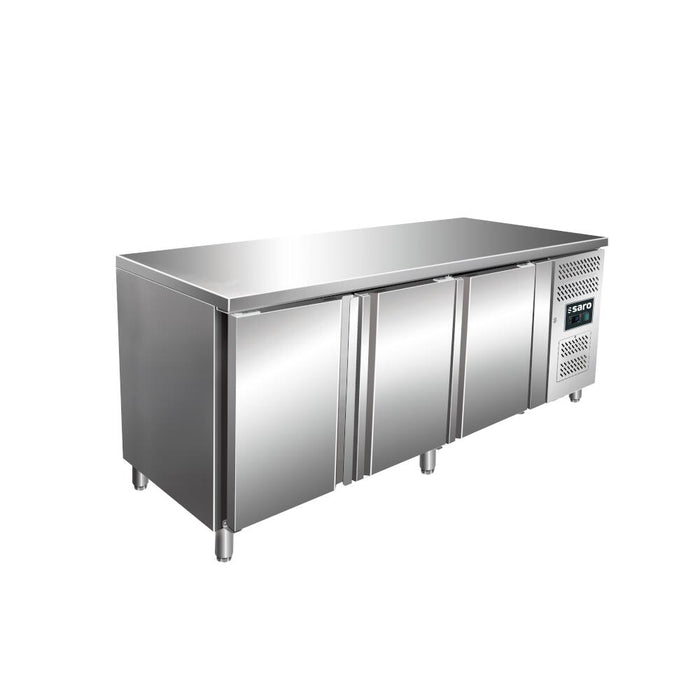 SARO refrigerated table with 3 doors, model SNACK 3100 TN