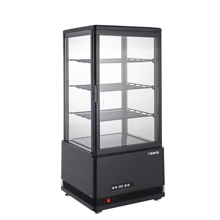 SARO refrigerated display case SC 80 AV, black