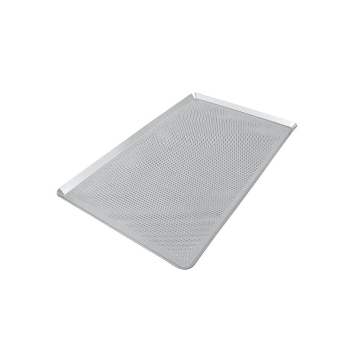 SCHNEIDER PERFORATED SHEETS 600X400 - ALUMINUM - HOLES 3 MM CORNERS DEEP DRAWN