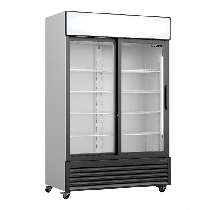 SARO refrigerator with sliding glass doors + advertising board, model GTK 700 SD