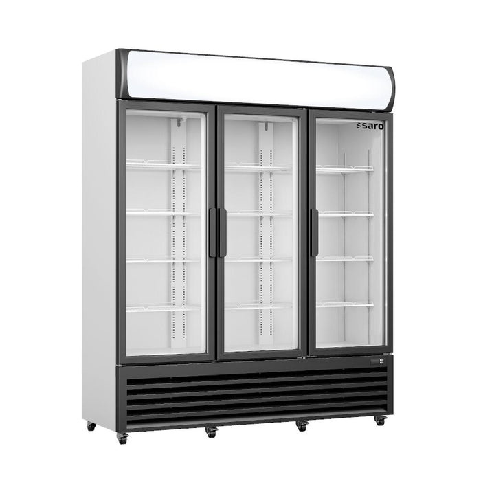 SARO refrigerator with 3 glass doors + advertising board, model GTK 1065