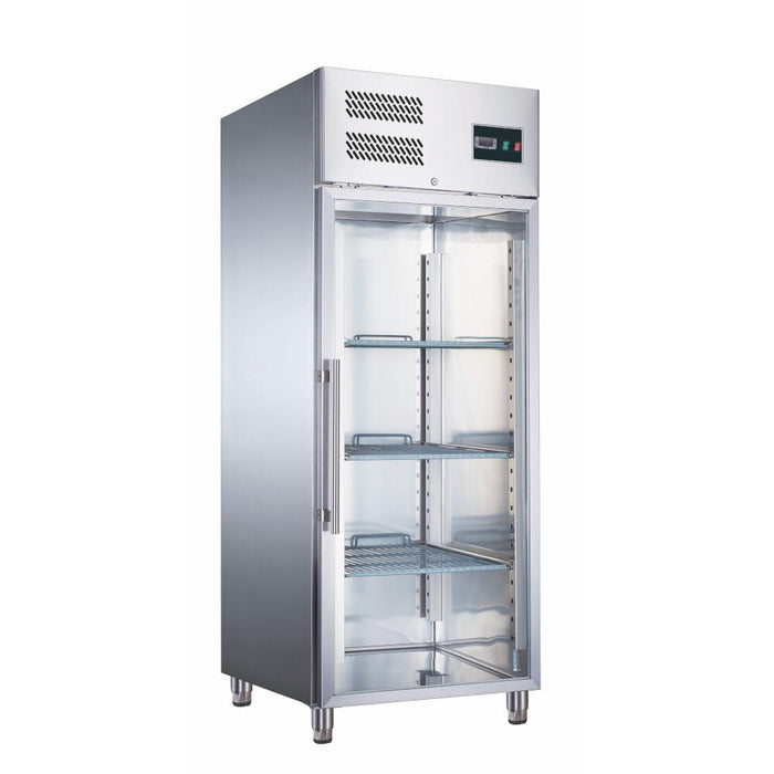 SARO freezer, glass door, model EGN 650 BTG