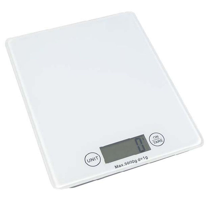 SARO digital kitchen scale, glass plate, 5 kg, model 4745BO