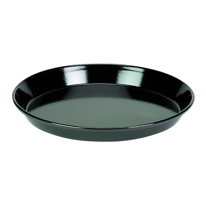 SCHNEIDER "WALTER" CAKE TRAY 30CM, BLACK ENAMELED