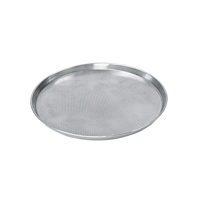 SCHNEIDER PIZZA TRAY, ALUMINUM, 3 MM PERFORATION