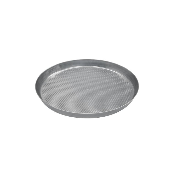 SCHNEIDER PIZZA TRAY, ALUMINUM, 3 MM PERFORATION