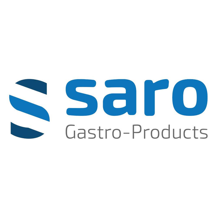 SARO work table with sliding doors for cutting machine S/S304 1800 x 700 x 750 mm, with upstand