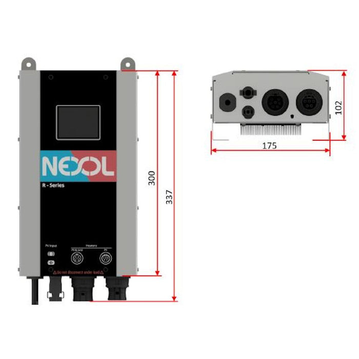 NEX R1 - Nexol AG electric heating element water heater heating element PV solar heating cartridge 1.5 kW