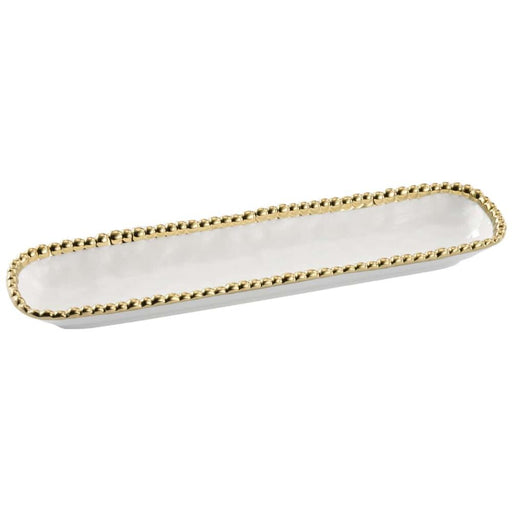 FRILICH GOLDEN SALERNO 'Snackschale' lang, 8,5 x 35 x 3,5 cm 