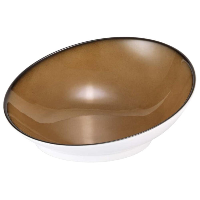 FRILICH Porzellanschale, caramel (D 28,0 cm) für RAISER 'Buffetschale'