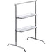 FRILICH Etagere, verchromt o.Porzellanpl. f.UNISON 33x11 'Buffet Etagere'