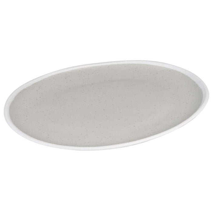 FRILICH DOVE GRAY 'Buffetplatte S' oval, 30,0 x 23,5 cm 