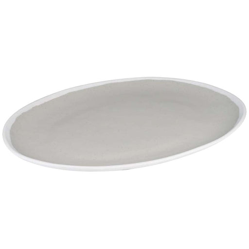 FRILICH DOVE GRAY 'Buffetplatte L' oval, 45,7 x 33,0 cm 