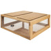 FRILICH BOX OAK 'Bread Largo' Stapelbare Box, Schubfach aus Acrylglas