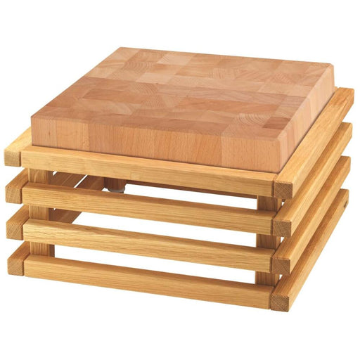 FRILICH RAISER OAK 'Butcher Block' Holzblock aus Buche, H: 22,5cm