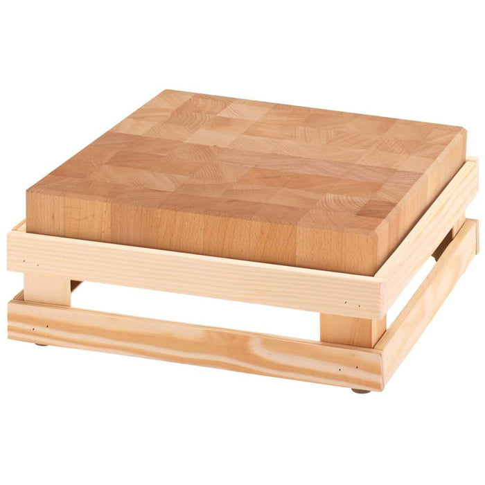 FRILICH RAISER NATURE 'Butcher Block' Holzblock aus Buche, H: 15 cm