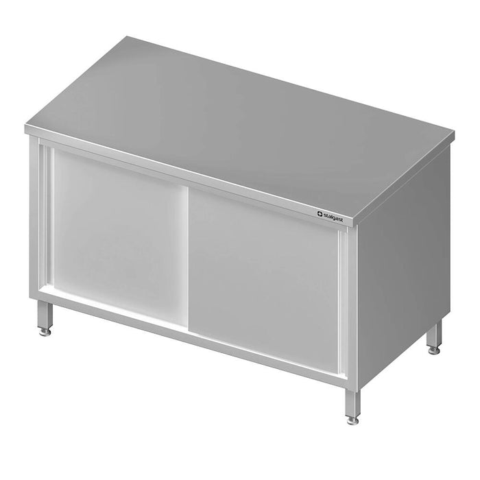 pass-through cabinet with sliding doors