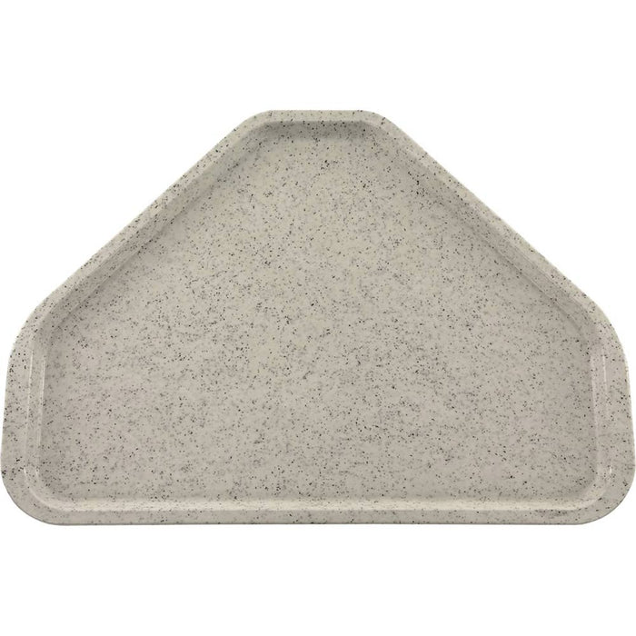 Polyestertablett Trapez, Farbe Granit, 477 x 337 x 15 mm (BxTxH)  