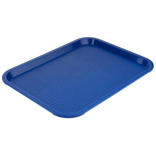 Fast Food Tablett 35 cm blau