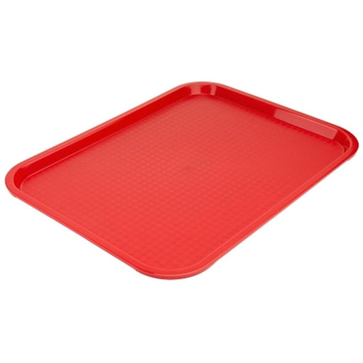 Fast Food Tablett 40 cm rot