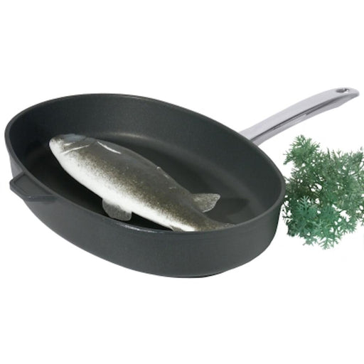 Fischbratpfanne, Aluminiumguss